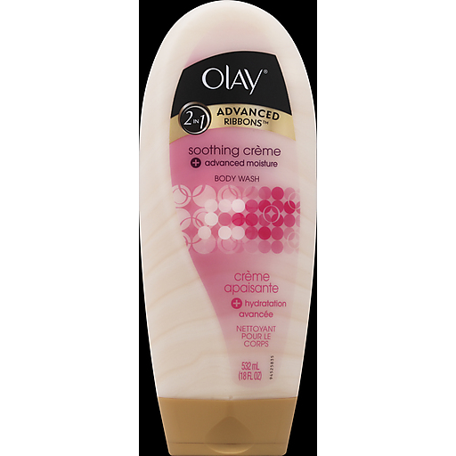 Olay Olay Moisture Ribbons Plus Shea + Rosemary Mint Body Wash, 18 Oz Body Wash Gray