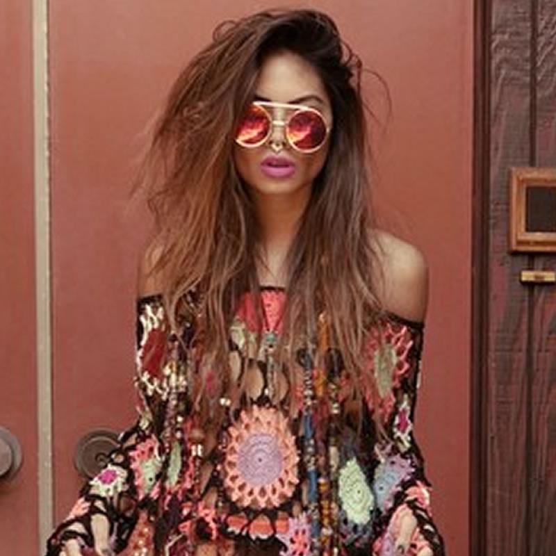 zeroUV Retro Round Steampunk Mirrored Lens Flip Up Sunglasses 8966 Sunglasses Sienna Gold Orange,Silver Fire,Black Fire,Silver Ice,Gold Midnight,Gold Purple,Gold Ice,Black Ice,Black Midnight,Gold Rainbow,Black Rainbow