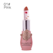 EpiLynx Color-Changing Flower Lip Gloss – Vegan, Gluten-Free, Hydrating Lip Balm Rosy Brown pink flower #1