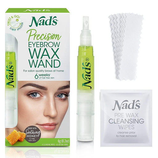 Nad's Nad's Hair Removal Facial Wand Eyebrow Shaper, 0.2 Oz Hair Removal White Smoke