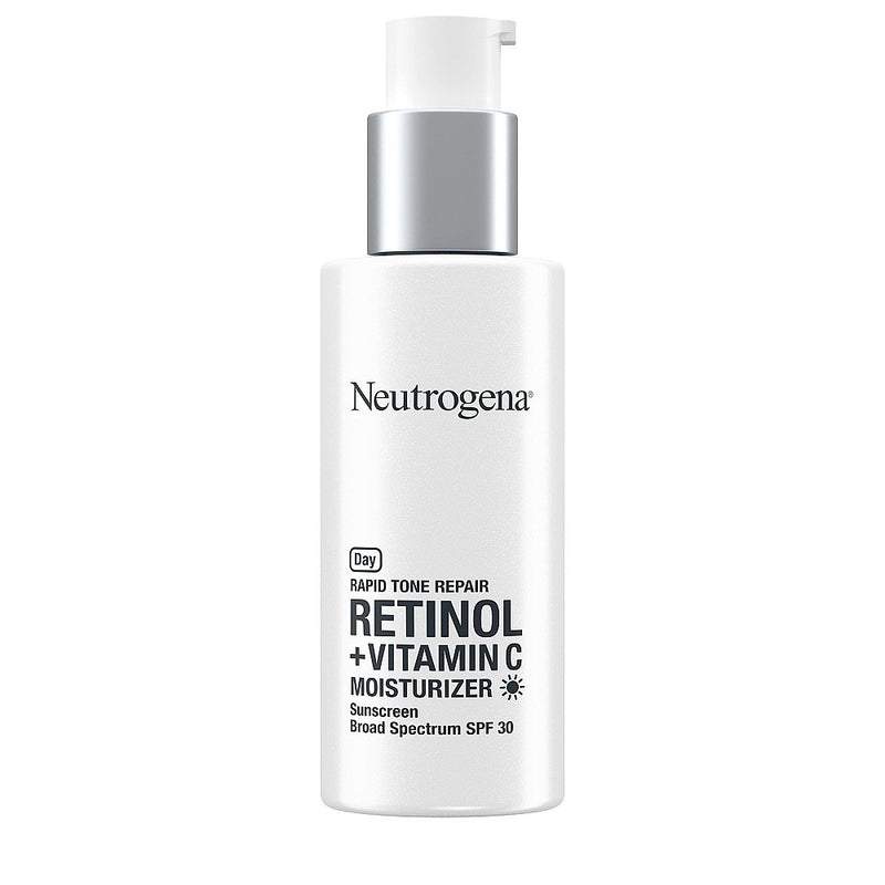 Neutrogena Neutrogena Rapid Tone Repair Moisturizer With Retinol Broad Spectrum SPF 30 Sunscreen - Travel Size 1 Fl Oz Skin Care White Smoke