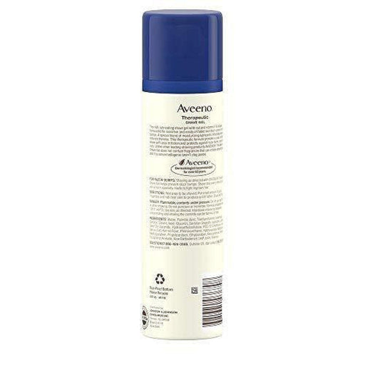 Aveeno Aveeno Therapeutic Shave Gel With Oat, For Sensitive Skin, 7 Oz Shaving & Grooming Antique White