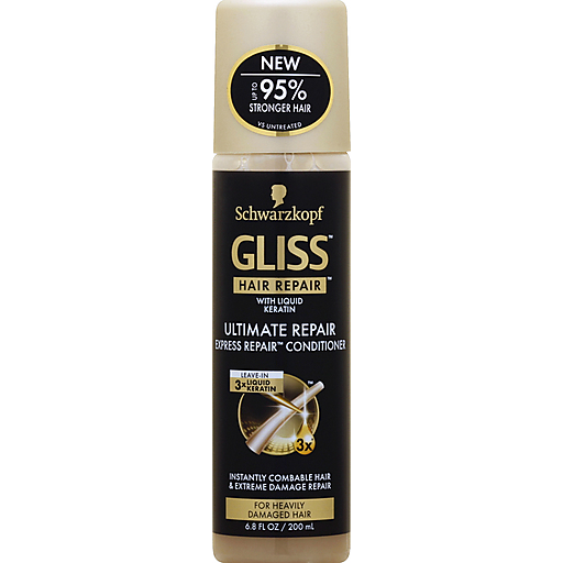 Gliss Gliss Ultimate Express Repair Hair Conditioner, 6.8 Oz Conditioners Black
