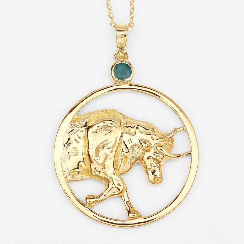 Bids.com 0.23 Carat Genuine Emerald .925 Sterling Silver Pendant Pendants White Smoke