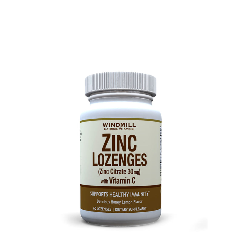 Windmill Health Windmill® Health Zinc Lozenges – With Vitamin C & Echinacea (Cherry) Vitamins & Supplements White Smoke