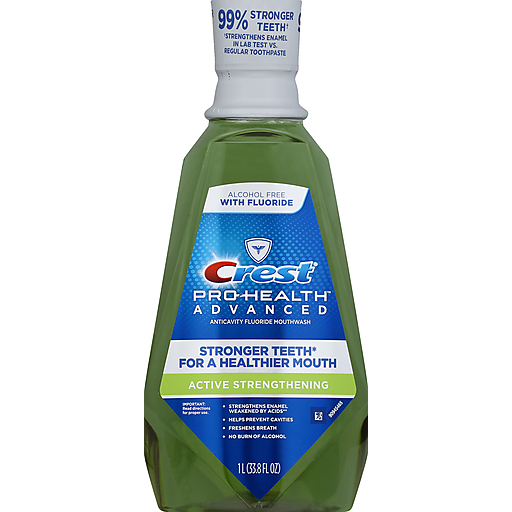 Crest Crest Pro-Health Advanced Active Strengthening Mouthwash 1 L Mouthwash White Smoke