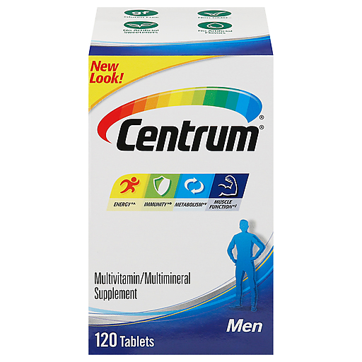Centrum Centrum MultiVitamin For Men - 120 Tablets Vitamins & Supplements Lavender