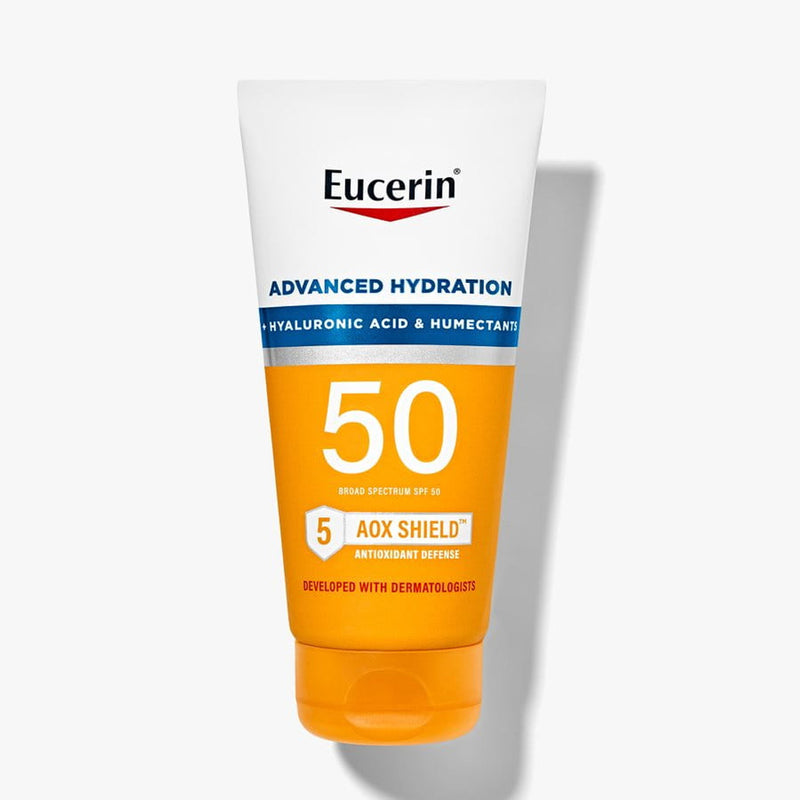 Eucerin Eucerin Sun Advanced Hydration SPF 50 Sunscreen Lotion - 5 Fl Oz Lotion & Moisturizer White Smoke