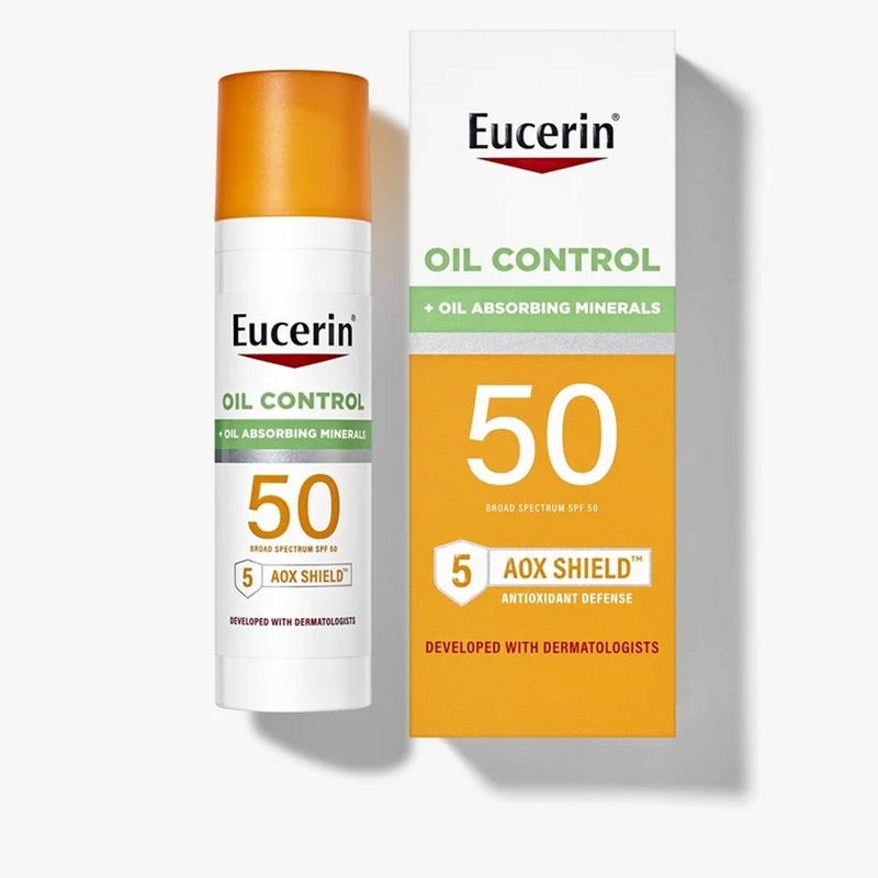 Eucerin Eucerin Sun Oil Control SPF 50 Face Sunscreen Lotion - 2.5 Fl Oz Sunscreen White Smoke