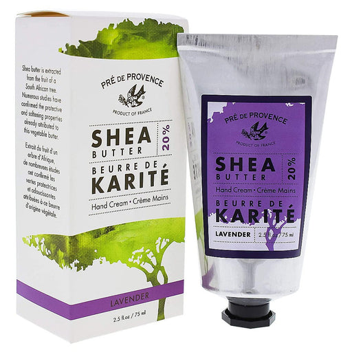 Pre de Provence Pre de Provence Lavender 20% Shea Butter Dry Skin Hand Cream 75 Ml Lotion & Moisturizer White Smoke