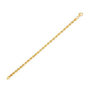 Bids.com 14k Yellow Gold Light Rope Chain (4.30 mm) Necklaces White Smoke 20 / Yellow Gold,22 / Yellow Gold,24 / Yellow Gold