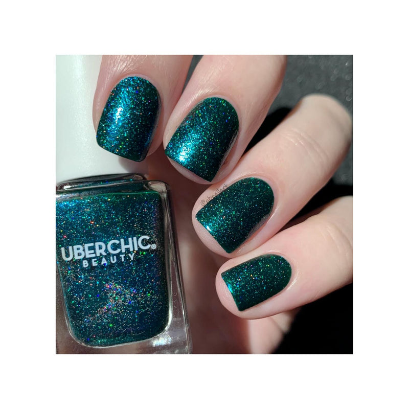 UberChic Beauty Party Dress - Holographic Polish Regular Polish Gray