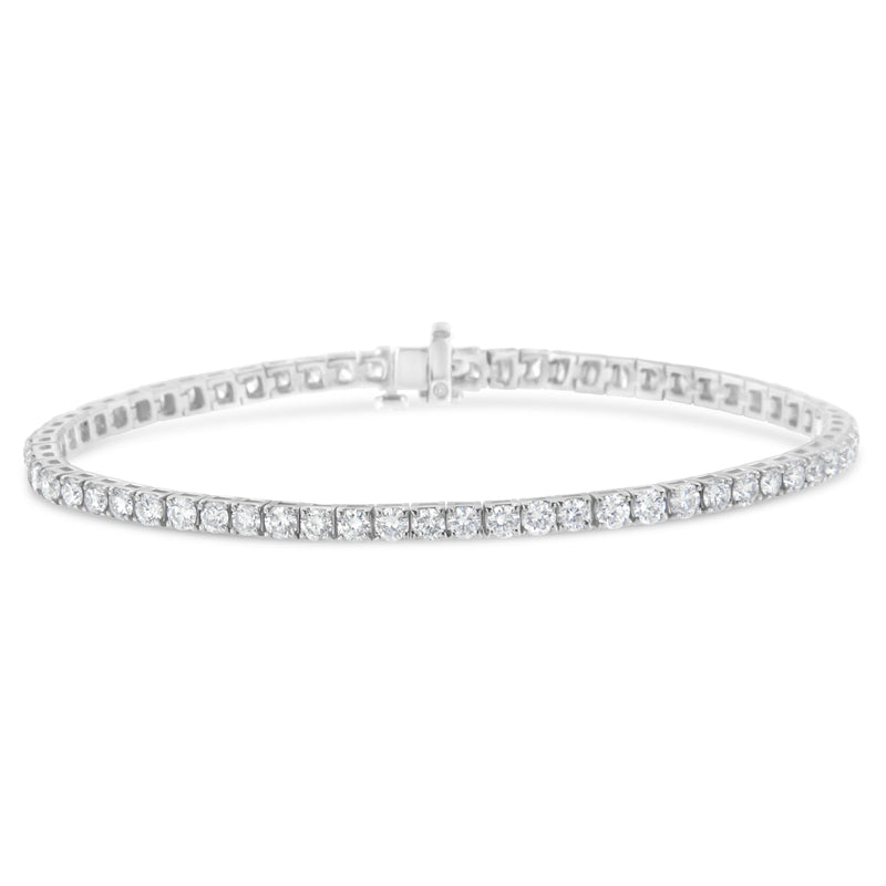 Bids.com IGI Certified 5.0 Cttw Cut Diamond 14K White Gold Classic 7â€ Tennis Bracelet (H-I Color, I1-I2 Clarity) Bracelets White Smoke White.Gold / 7 / 2,White.Gold / 7 / 7,White.Gold / 7 / 8,White.Gold / 7 / 5,White.Gold / 7 / 10,White.Gold / 7 / 6,White.Gold / 7 / 4