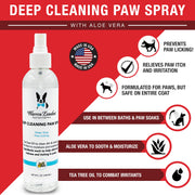 Warren London Deep Cleaning Paw Spray for Dogs Spa Product White Smoke