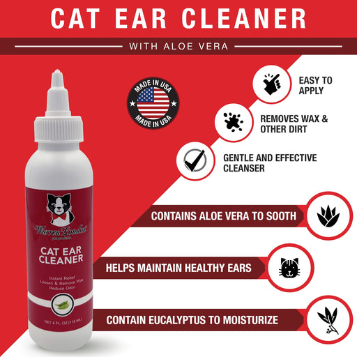 Warren London Cat Ear Cleaner Cat Supplies White Smoke