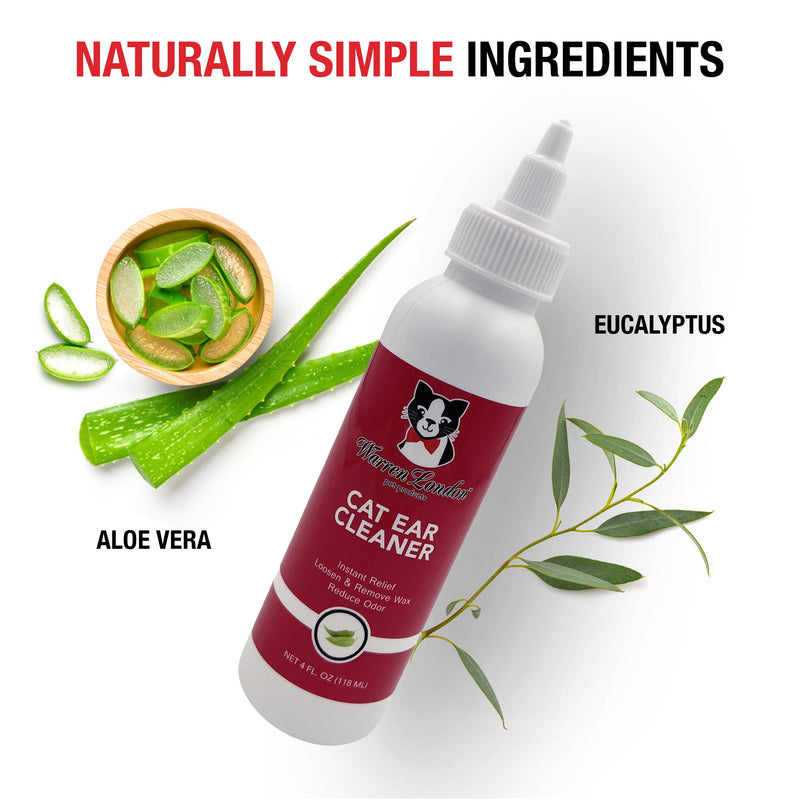 Warren London Cat Ear Cleaner Cat Supplies White Smoke