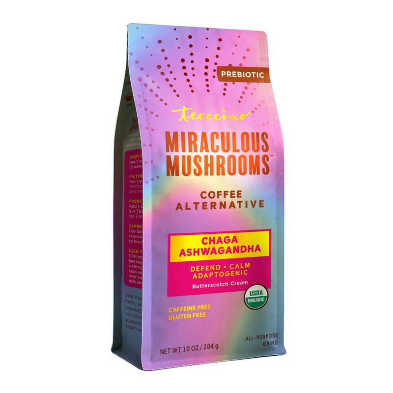 Chaga Ashwagandha Butterscotch Cream Mushroom Herbal Coffee