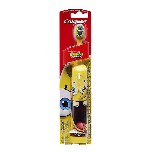 Colgate Colgate Kids Spongebob Powered Toothbrush Toothbrushes Firebrick