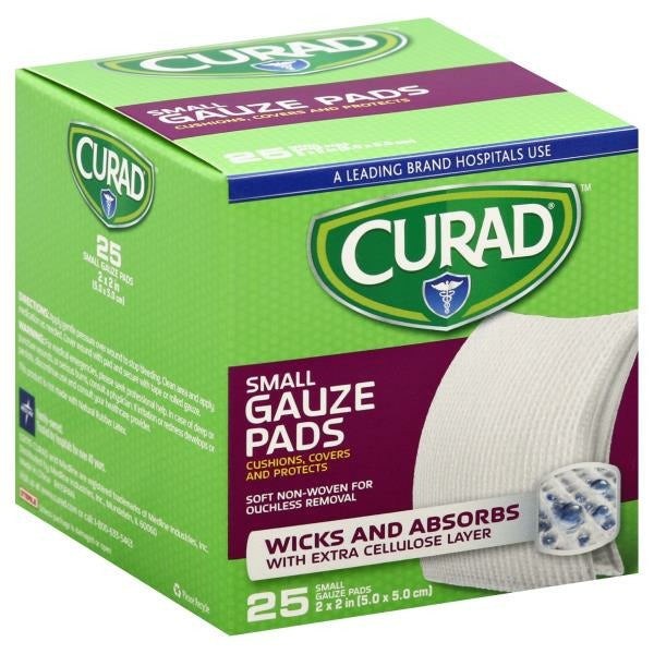 Curad Curad Sterile Gauze Pads - 2x2 First Aid White Smoke