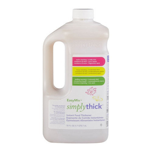 Simply Thick Simply Thick EasyMix Instant Food Thickener- 1.6 Liter Bottle & 1 Pump Medical Supplies Light Gray