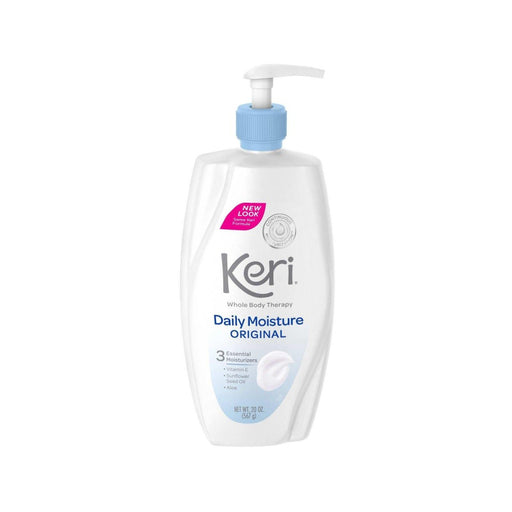 Keri Keri Daily Dry Skin Therapy Moisture Original Body Lotion, 20 Oz Lotion & Moisturizer White Smoke