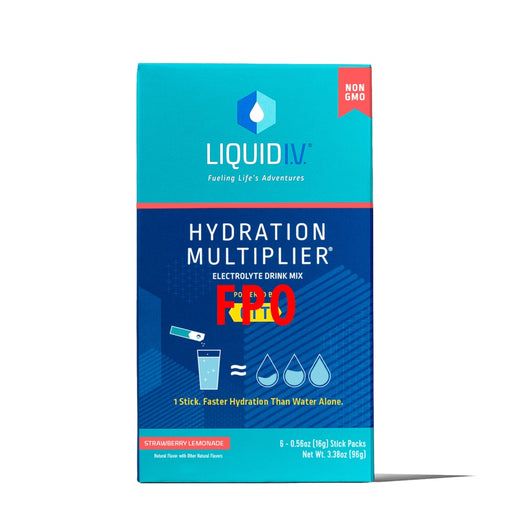 Liquid I.V. Liquid I.V. Electrolyte Drink Mix, Strawberry Lemonade Beverages White Smoke