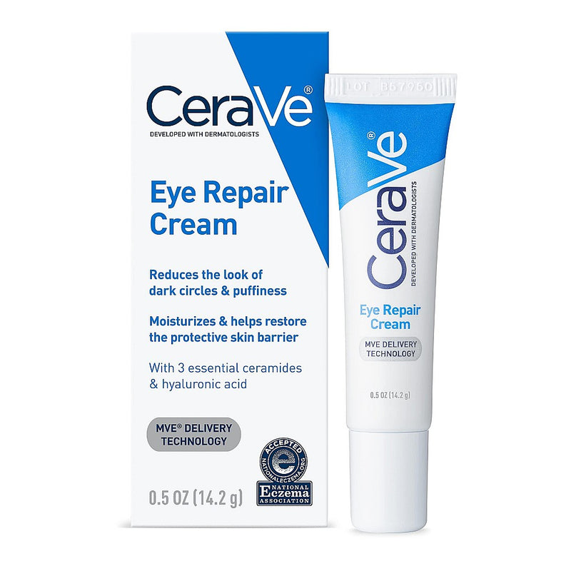 CeraVe CeraVe Eye Repair Cream For Dark Circles And Puffiness .5 Oz Health & Beauty White Smoke