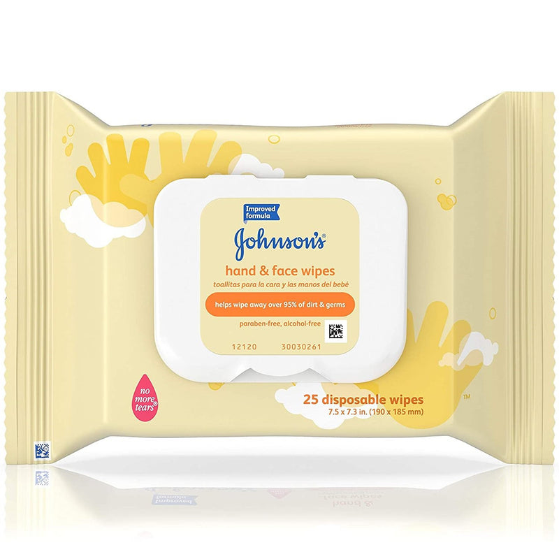 Johnson's Johnson's Baby Hand & Face Wipes Hand Sanitizers & Wipes White Smoke
