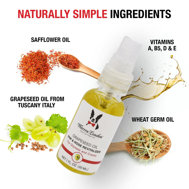 Warren London Grapeseed Oil Paw and Nose Revitalizer - Professional Size Spa Product White Smoke