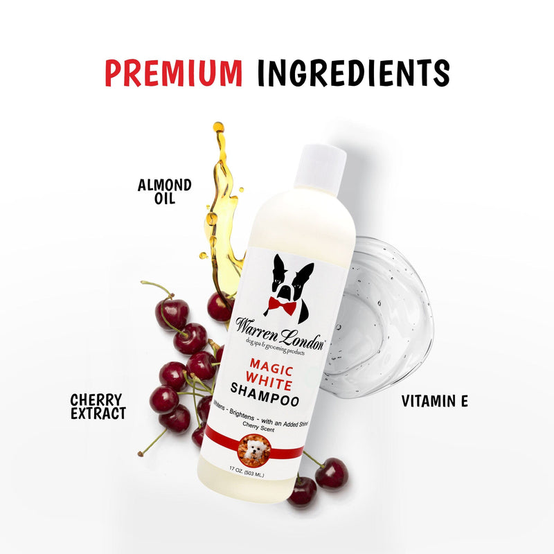 Warren London Magic White - Brightening Shampoo - Professional Size Grooming Size Product White Smoke