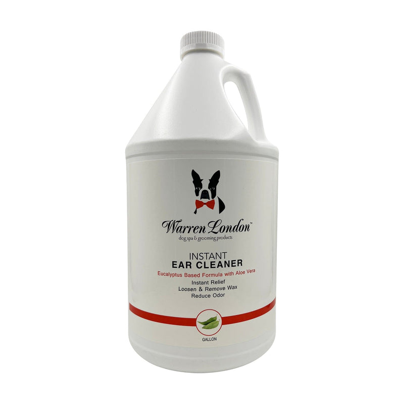 Warren London Instant Ear Cleaner For Dogs 12 oz or 1 gallon - Professional Size - Removes Wax and Odor Spa Product White Smoke 1 Gallon