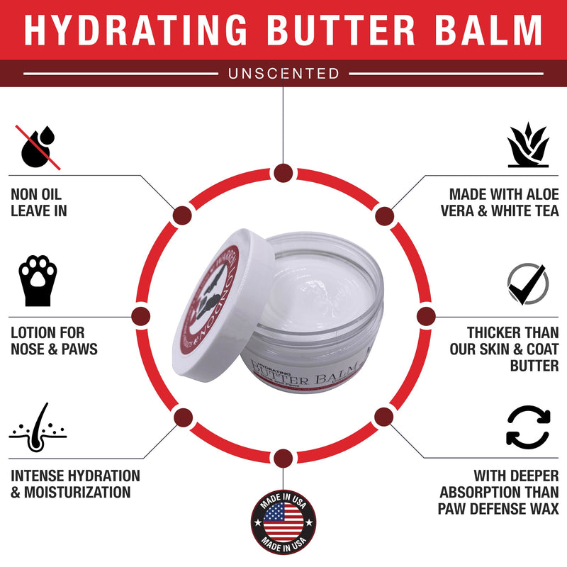 Warren London Hydrating Butter Balm - For Nose and Paws Spa Product White Smoke