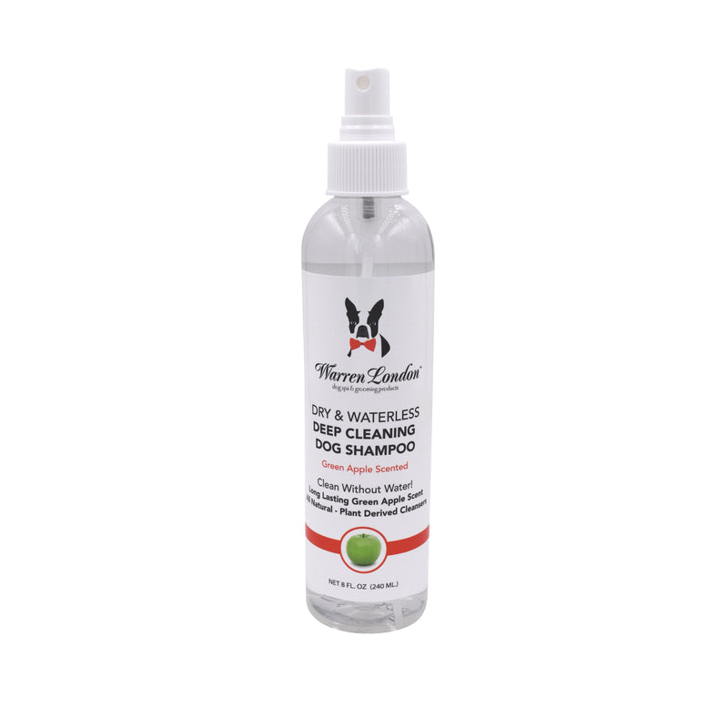 Warren London Dry & Waterless Deep Cleaning Shampoo Dog Shampoo White Smoke Green Apple