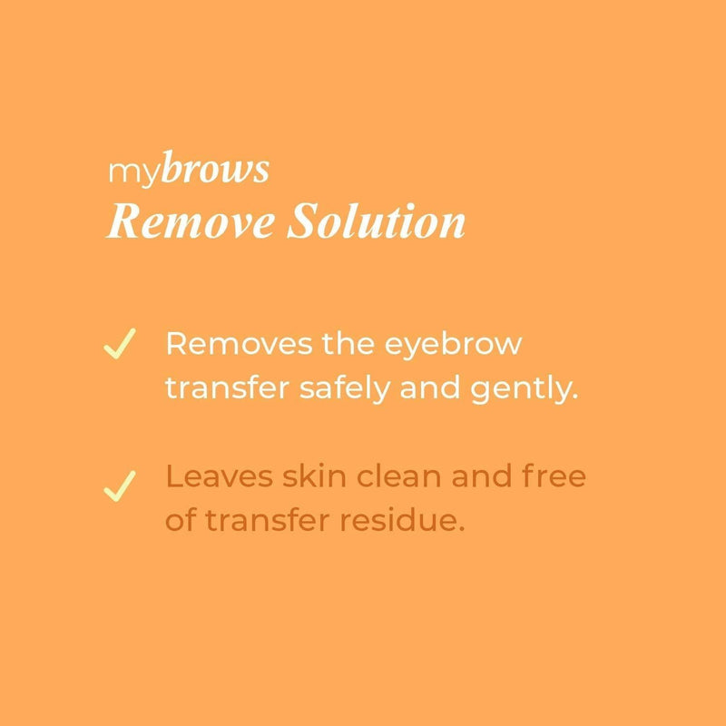 GodefroyBeauty MYBROWS TEMPORARY TATTOO REMOVAL Tattoo Care Sandy Brown