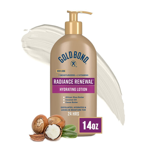 Gold Bond Gold Bond Ultimate Hydrating Lotion Radiance Renewal Cream Oil 14 oz Lotion & Moisturizer White Smoke