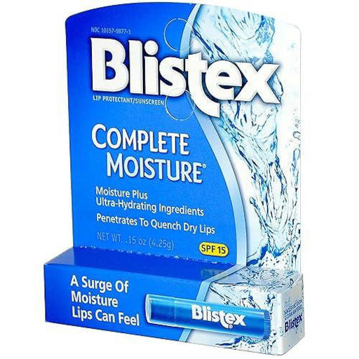 Blistex Blistex Complete Moisture Lip Protectant/Sunscreen SPF 15 Twin Pack Lip & Cheek Stains White Smoke