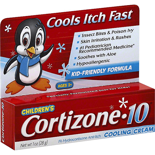 Cortizone 10 Cortizone 10 Cooling Cream, Children's, Hydrocortisone Anti-Itch Personal Care White Smoke