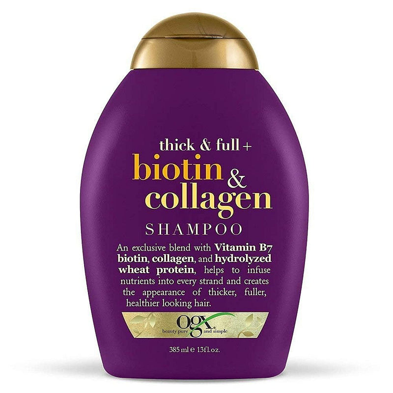 OGX OGX Thick & Full + Biotin & Collagen Shampoo 13 Fl. Oz. Bottle Shampoo White Smoke