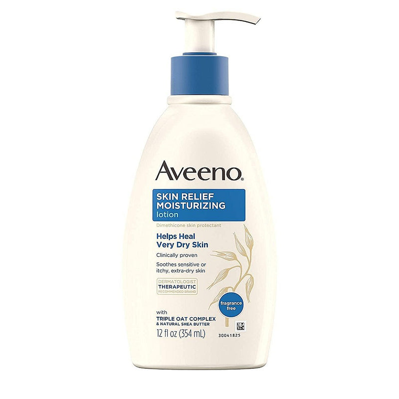 Aveeno Aveeno Skin Relief Gentle Scent Lotion For Extra Dry Skin, Nourishing Coconut, 12 Oz Lotion & Moisturizer White Smoke
