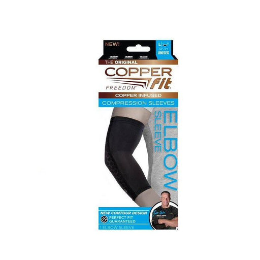 Copper Fit Copper Fit Sport Elbow - Large Health & Beauty White Smoke