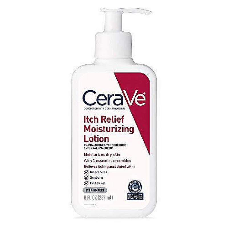 CeraVe CeraVe Moisturizing Lotion, Itch Relief 8 Oz Lotion & Moisturizer White Smoke