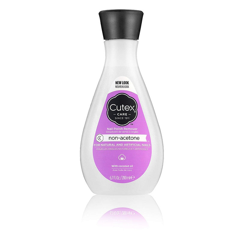 Cutex Cutex Non Acetone Nail Polish Remover Liquid 6.7 Oz Nail Polish Removers White Smoke