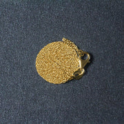 Bids.com 10k Yellow Gold Oval Cable Link Chain (0.97 mm) Necklaces Dark Slate Gray 18 / Yellow Gold