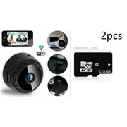 SmartPursue™ Mini Wireless Magnetic Security Camera Mini Camera White Smoke Camera Add 16G / USB,Camera Add 64G / USB,BLACK 128G memory card / USB,Black with 32G memory card / USB,Black with 64G memory card / USB,Black / USB