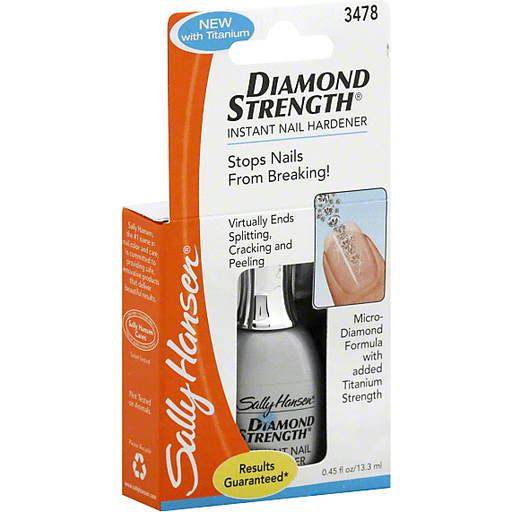 Sally Hansen Sally Hansen Diamond Strength Instant Nail Hardener 3478 Clear Nails Lavender