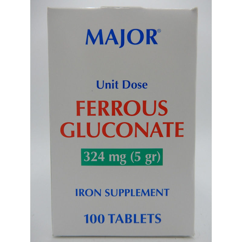 0 Major Ferrous Gluconate 324 Mg (5 Gr), 100 Unit DoseTablets 820555019001VL Sectional Sofa Units Dark Gray