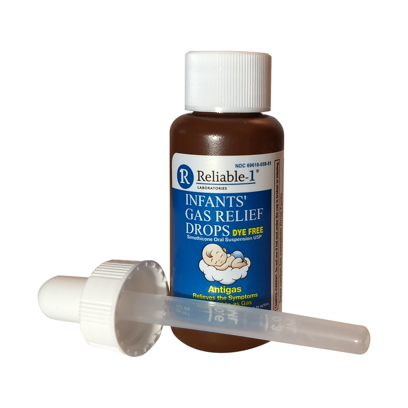 Reliable 1 Reliable 1 Infant Gas Relief Drops Dye Free 1oz ( 2 Pack ) Health Care White Smoke