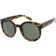 zeroUV Womens Designer Round Oversize Retro Fashion Sunglasses 8623 Sunglasses White Smoke Havana Green,Havana Amber,Black Lavender,Black Smoke,Blue Lavender,Nude Amber,Smoke Lavender,Block Tortoise Amber,White Smoke,Red Smoke,Tortoise  Brown,Black / Smoke (Polarized),Tortoise / Brown (Polarized),Clear / Clear