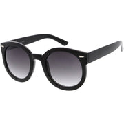 zeroUV Womens Designer Round Oversize Retro Fashion Sunglasses 8623 Sunglasses White Smoke Havana Green,Havana Amber,Black Lavender,Black Smoke,Blue Lavender,Nude Amber,Smoke Lavender,Block Tortoise Amber,White Smoke,Red Smoke,Tortoise  Brown,Black / Smoke (Polarized),Tortoise / Brown (Polarized),Clear / Clear