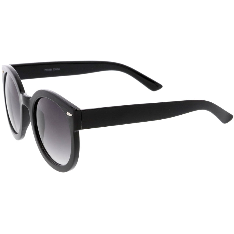 zeroUV Womens Designer Round Oversize Retro Fashion Sunglasses 8623 Sunglasses White Smoke Havana Green,Havana Amber,Black Lavender,Black Smoke,Blue Lavender,Nude Amber,Smoke Lavender,Block Tortoise Amber,White Smoke,Red Smoke,Tortoise  Brown,Black / Smoke (Polarized),Tortoise / Brown (Polarized),Clear / Clear